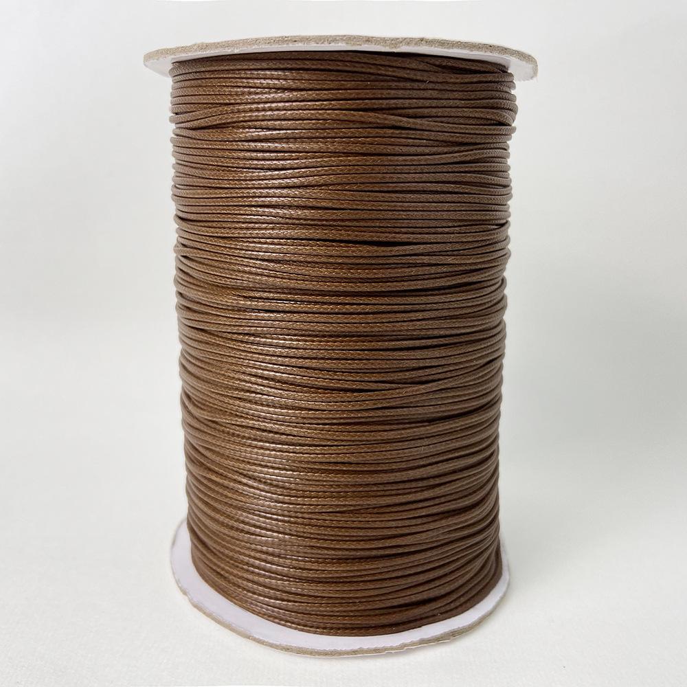 1mm Korean Waxed Rope: Jewelry & Pendant Necklace/Braided Bracelet with PU Leather