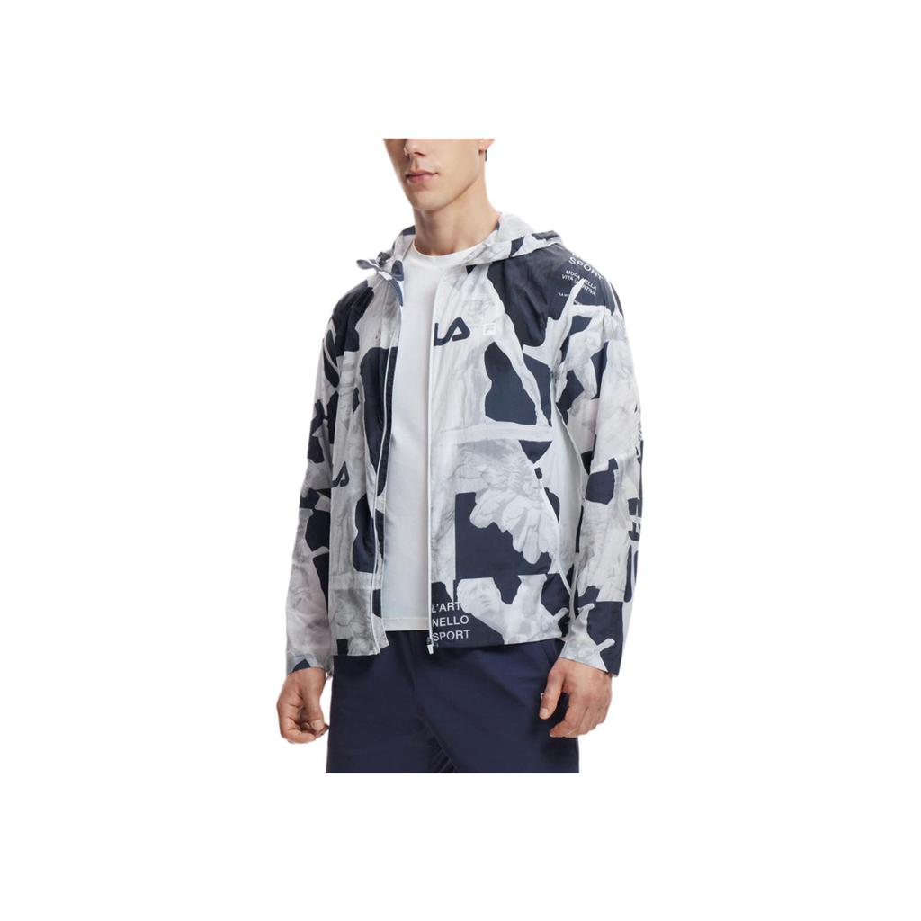 New FILA Fitness Series Jackets Coats Men's All Over Print A11M421706F-ZA