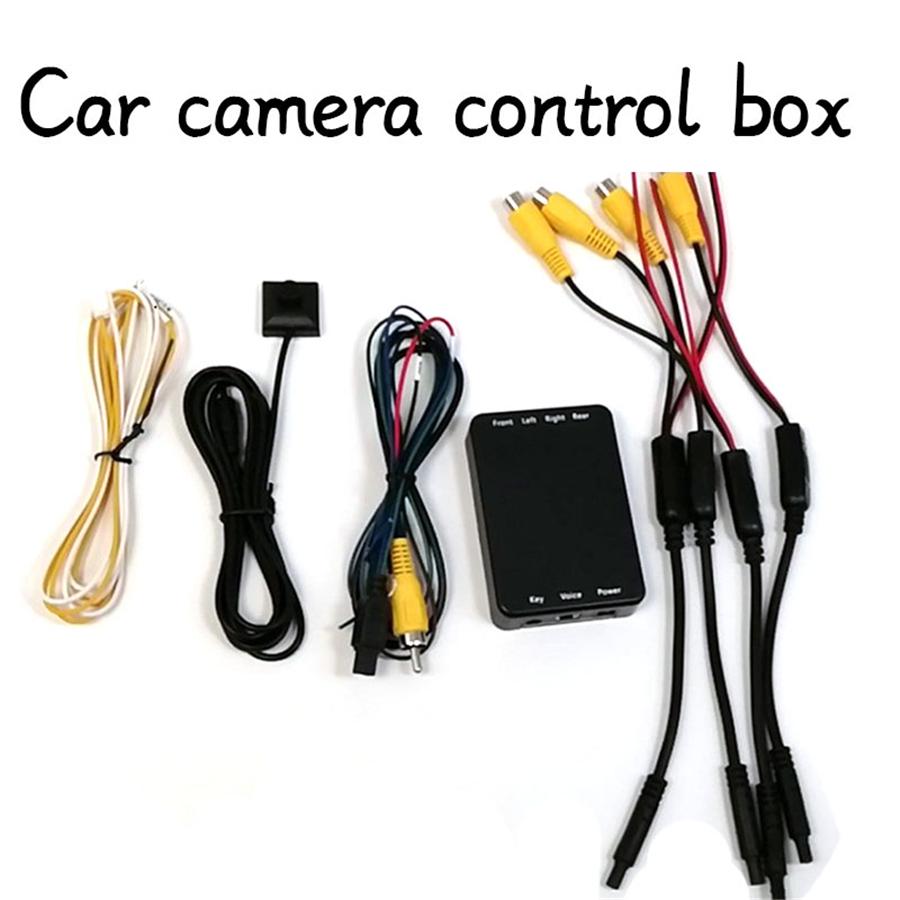 Parking system Switch Combiner Channel Converter Box 4 Way Camera Drive System