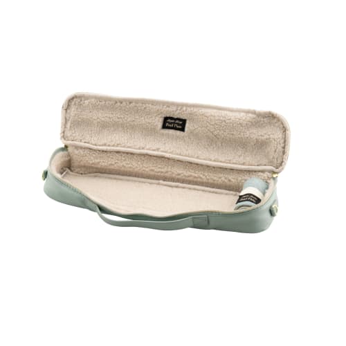 Pearl Flute X Legato Largo Collaboration Quilted Flute Case Cover Vol. 3 for C and H Foot Joints, Mint Green, LL-FLCH2#MG