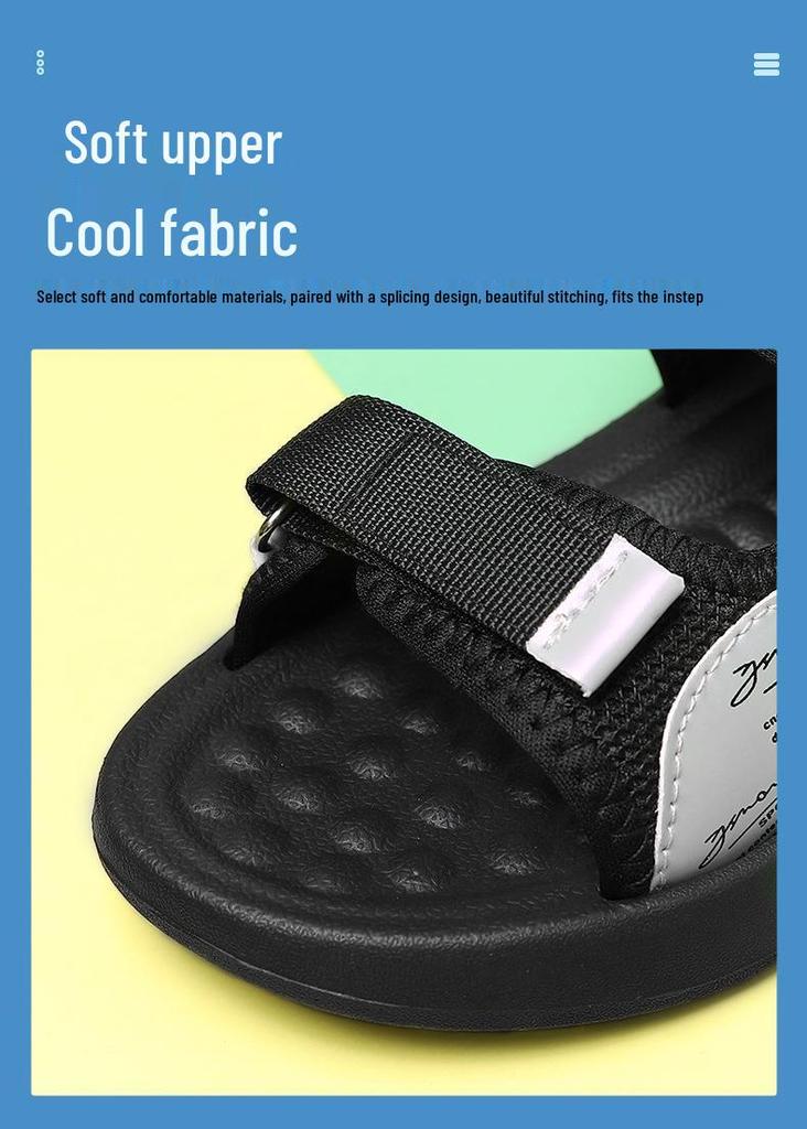2026 Boys' Trendy Summer Sandals: Stylish Beach & Sport Shoes for Students