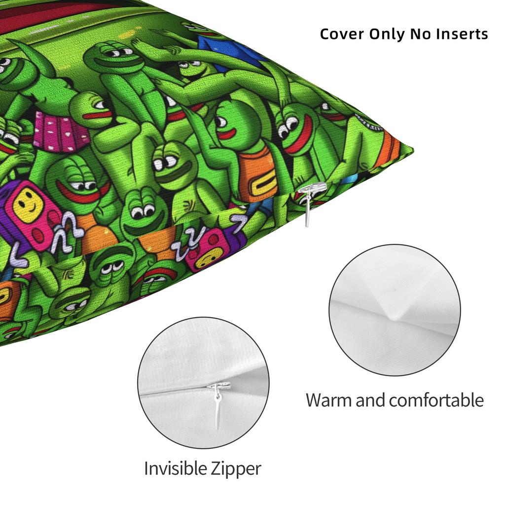 Pepe The Frog Pillowcases Vintage Pillow Case For Wedding Party Home Decor Custom Pillow Cover