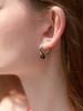 Love Me Monster Chic Petit Gem Ring Earrings (L242Mer040)