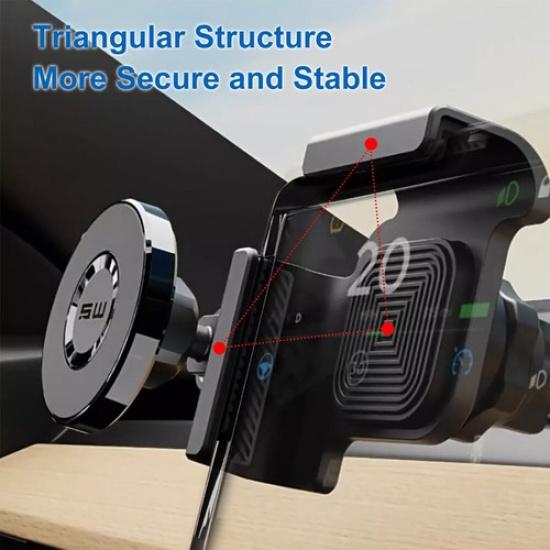 Magnetic Phone Holder Car Touch Screen Holder Mount Tool For Tesla Model 3/Y/X/S