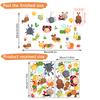 DIY Cartoon Wall Stickers Animal English Letters Astronaut Space Decals for Kids Room Nursery Living Room Decor Self Adhesive Vinyl Art