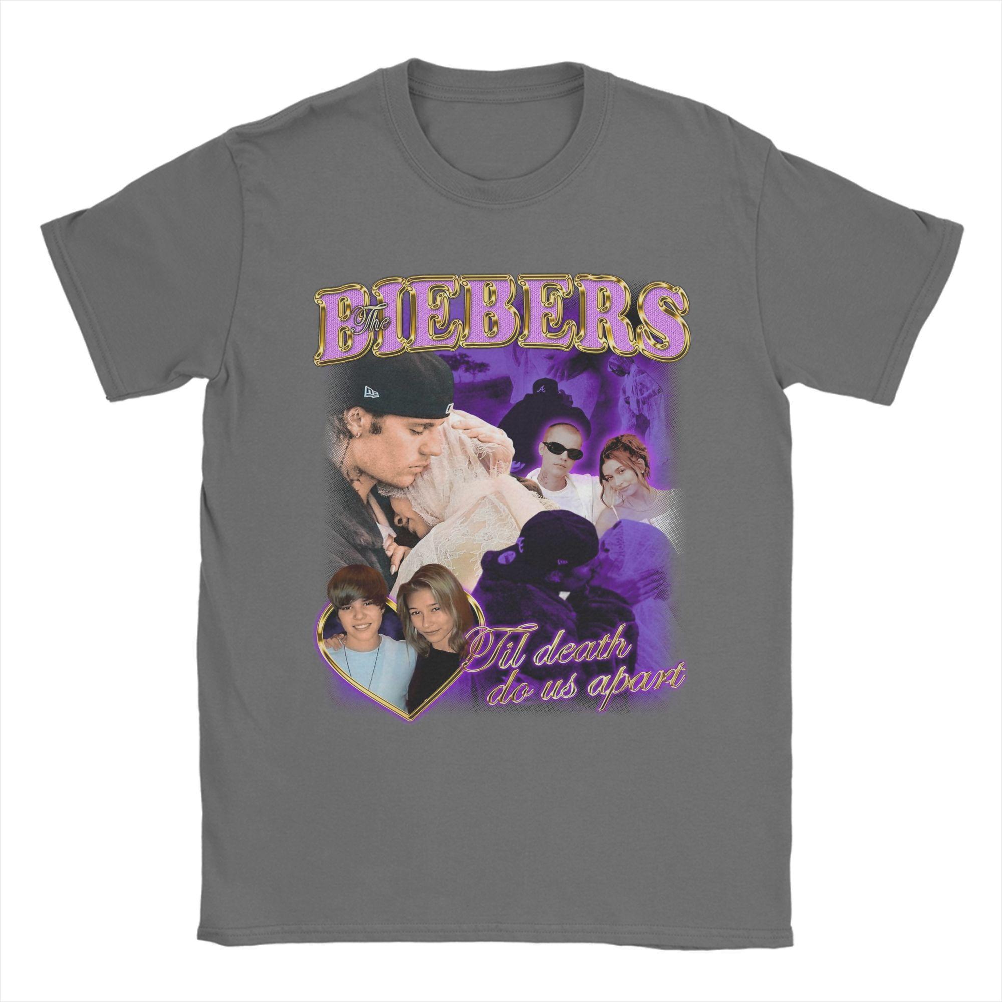

Justins Biebers T Shirts Men 100% Cotton Casual T-Shirts Crew Neck Tee Shirt Short Sleeve Tops Summer 3XL