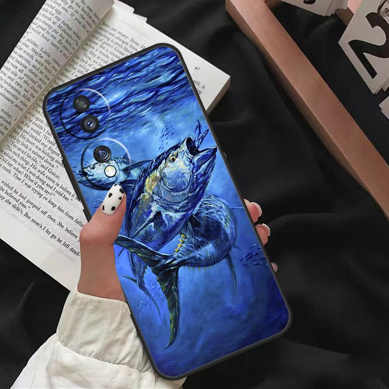 Bluefin Tuna For Honor Magic 8 Pro 6 5 7 Lite Case For Honor 200 400 50 70 90 X8b X9a X9b X9c X9d Win RT
