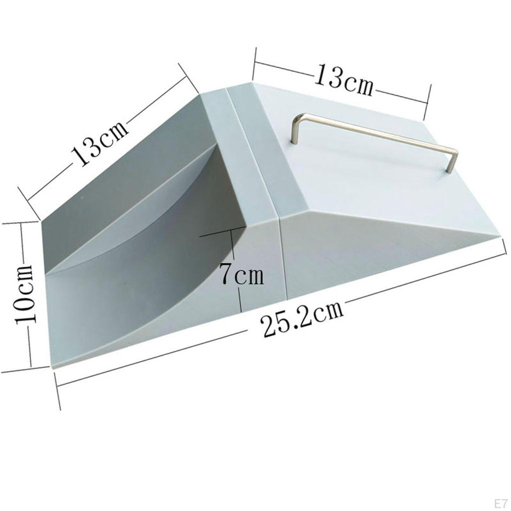 Finger Skateboard Ramp Gifts Gray Accessories Toy Versatile Training Props Skill Development