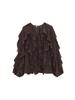European and American V-Neck Layered Long-Sleeve Women's Spring/Summer Pullover Shirt