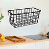 Durable Metal Hanging Basket for Kitchen Organization