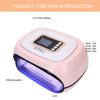 108W Intelligent Timing UV Gel Lamp Nail Curing Machine Nail Polish Dryer Manicure ToolEU Plug