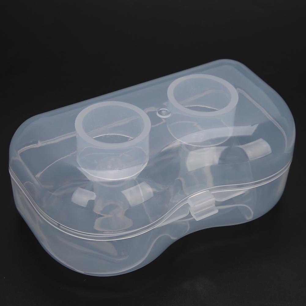 2 Stück Brustwarzenhütchen Silikon Brustwarzenschutz Baby Füttern Stillen Brustwarzenhütchen