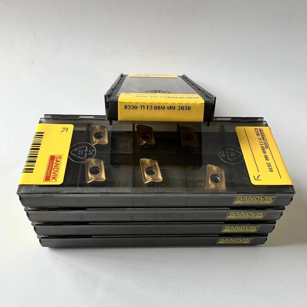 Original Sandvik / R390-11T308M-MM 2030 /  CNC Lathe Carbide Blade 10 Pcs