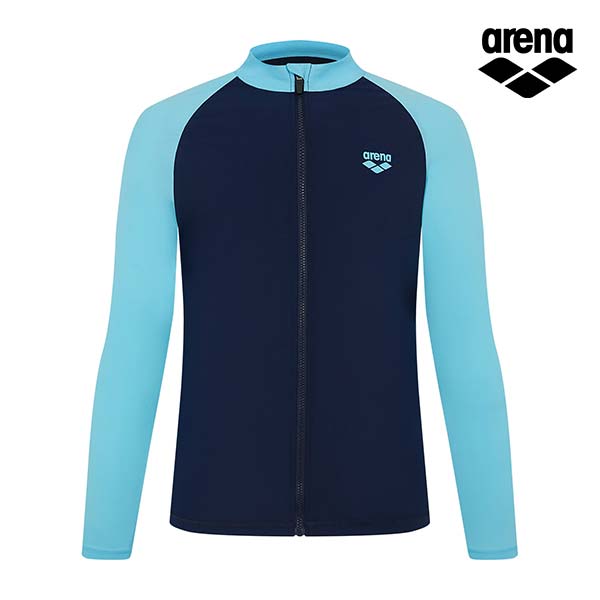 Alena Camp Regular Fit Zip-Up Rash Guard A5Bm1Pr08Abl
