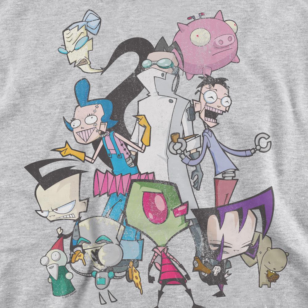 Invader Zim Unisex-Sweatshirt für Erwachsene, Gruppenschuss