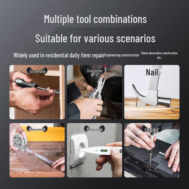 Royal Household Hardware & Woodworking Toolbox Set