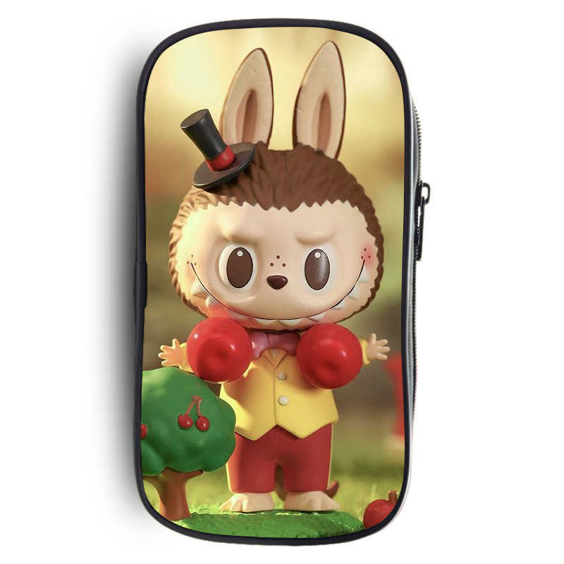 2025 Labubu Primary And Secondary School Students Cartoon Diy Printing Fashion Storage Pencil Bag
