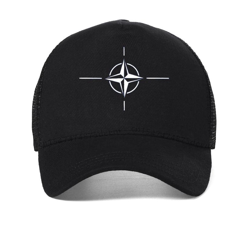North Atlantic Treaty NATO men hat Leisure outdoors Men Women Adjustable Dad hat outdoors Mesh Breathable hats