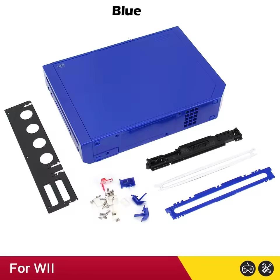 11 Kolorów Zamienna Pełna Obudowa Pokrywa Obudowy z Przyciskami do Konsoli do Gier Wii Części Zamienne