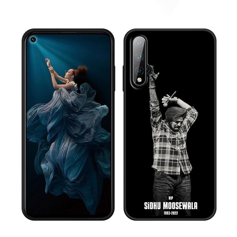 Sidhu Moose Wala Schwarze Handyhülle Für Honor 70 90 Lite X40 GT X50 i X5 Plus X6A X6S X7A X8A X8B X6 X7 X8 X9 4G X9A X9B 5G