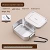 XiHe 316L Stainless Steel Compartmented Lunch Box Set with Cutlery