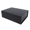 Gift Box with Magnetic Closure Foldable Filp Open Large Valentines Box for Jewelry Perfume Black