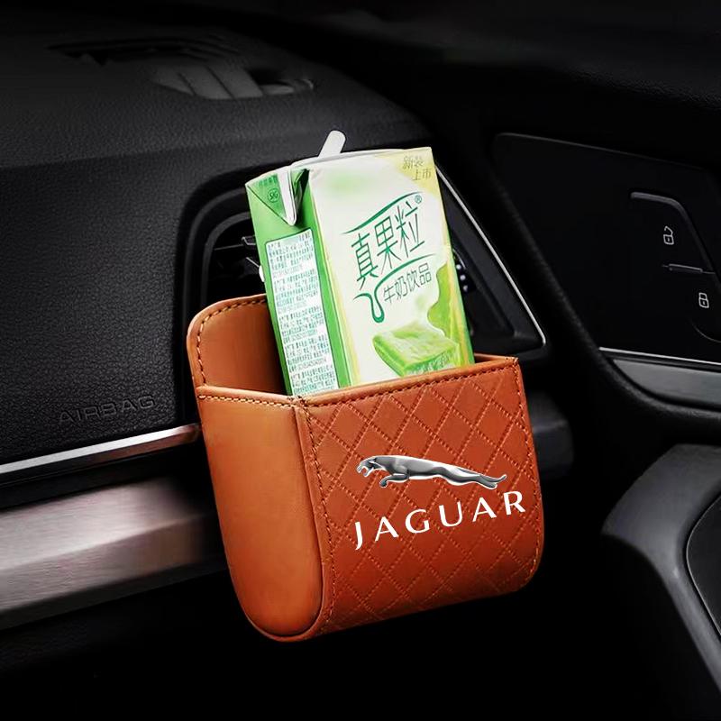 Caja de Almacenamiento para Salida de Aire de Coche Organizador para Teléfono Gafas Para Jaguar XF XJ XE S-Type F-Type X-Type F-Pace I-Pace E-Pace XFR XKR