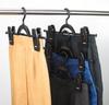 Sawafuji Jumbo Clip Clothes 1 395mm Set of Made in for Prevents Leaves No E-SENSE Hanger, Tier, 4-Pack, Black, Wide, 4, Japan, Skirts, Trousers,