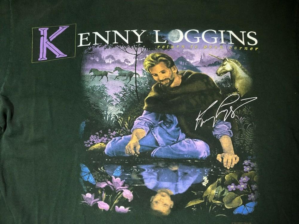 Return To Pooh Corner VTG Kenny Loggins Tour Shirt Black Unisex S-2345XL Unisex T-Shirt L
