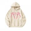 Unisex Kapuzenpullover Mit Blitz-Print Lockerer Sitz Winterlich Warm Fleecegefüttert Streetwear Teenager