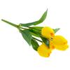 CV26799-7 ARTIFICIAL RUBBER-COATED RED TULIP BEAUTIFUL AS LIFE FOAM TULIPS centerpiece