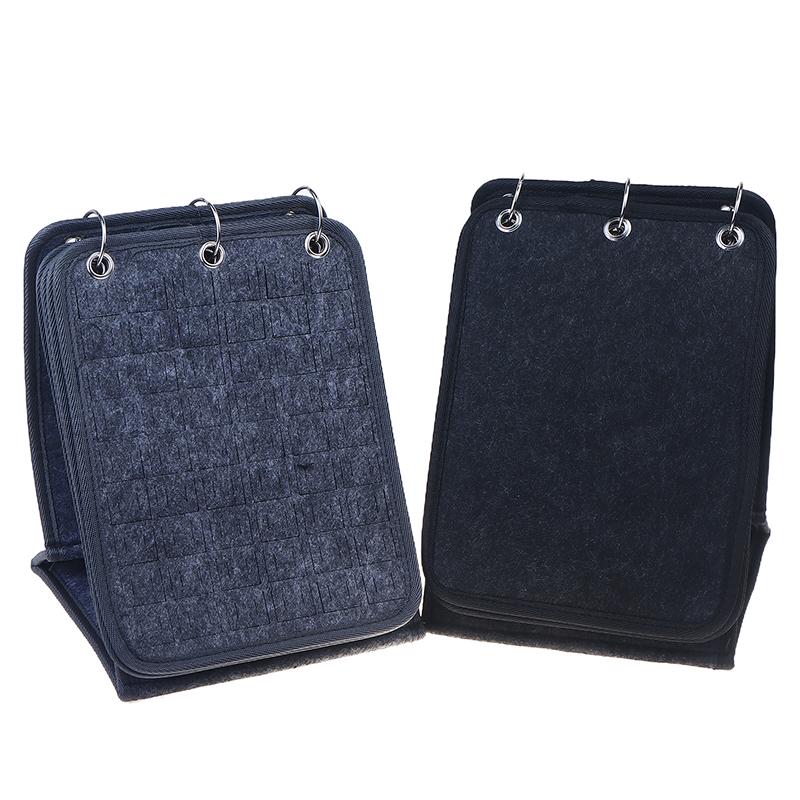 Enamel Pin Display Holder Pins Collection Storage Organizer Display Pages Pin Display Binder Stand with 3 Binders And 5 Pages