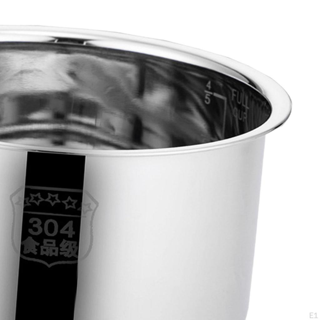 Electric Pressure Cooker Inner Pot Liner Food Grade Lightweight Container for