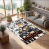 Soft Crystal Velvet Floor Rug,Haikyuu Anti Slip Decorative Carpet, Plush Area Mat For Indoor Home Decoration
