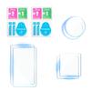 Protective Glass Film Kit for Action5 Action Camera Front and Rear Displays, Claritys, Anti Scratch Film