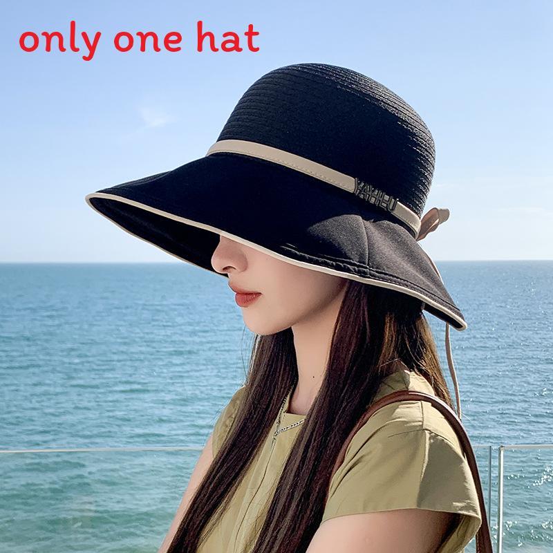 Summer Ladies Bucket Hat With Sunshade And Polyester Material For Travel Use