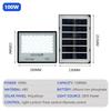 Outdoor Solar LED Floodlights Garden Porch IP67 Waterproof Solar Lights Spotlight Indoor Outdoor Emergency Lighting Wall Lights