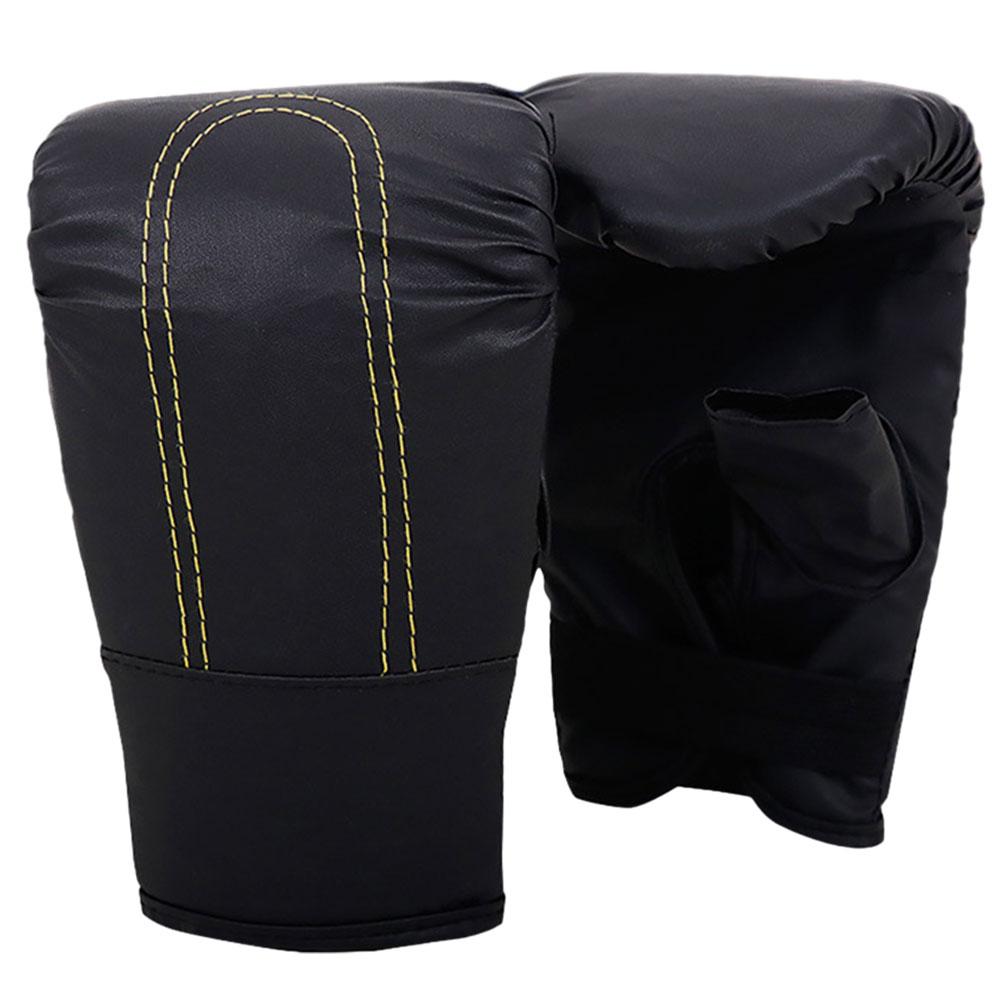 Boxing Training Gloves PU Leather Elastic Boxing Gloves Wear Resistant Muay Thai Sanda Gloves Adults Kids Sports Supplies