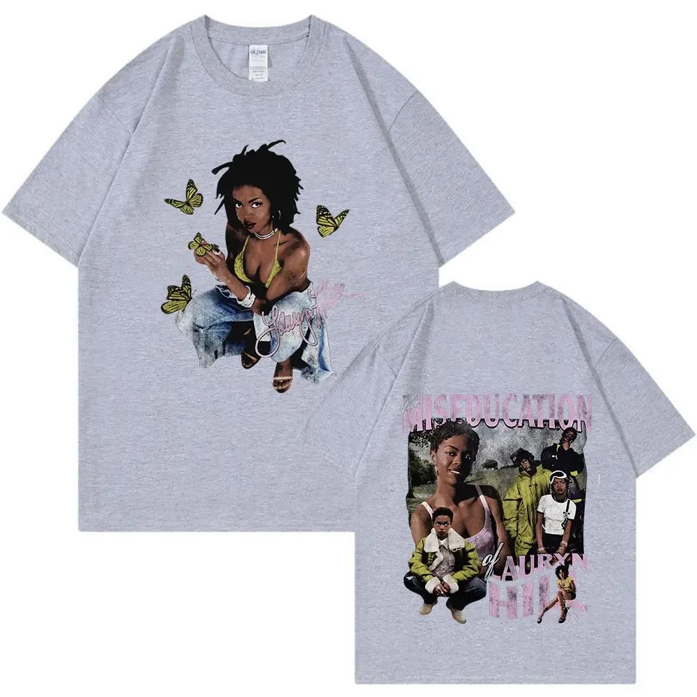 Lauryn Hill Music Album Graphic Tshirt Unisexs Wounisexs Vintage Casual Short Sleeve T Shirt Fashion Hip Hop T Shirts Streetwear