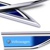 Hub Caps Metal Car Decals For Volkswagen VW R Line Golf 8 Beetle Scirocco Passat Sharan Tiguan Jetta Trunk Sticker Fender Side V fshm03