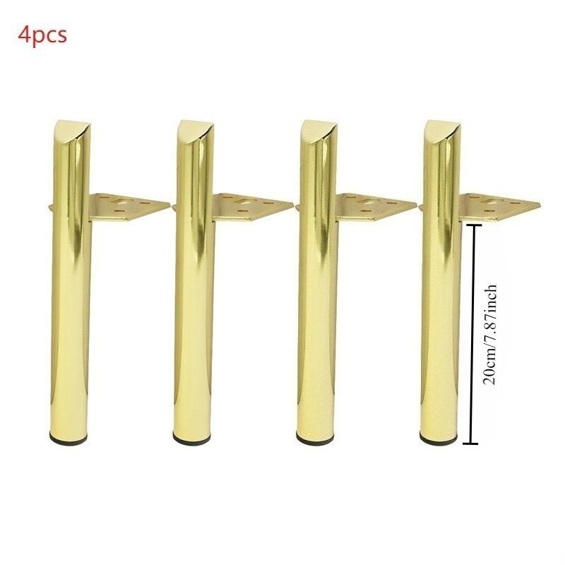 4pcs Furniture Legs Mounted Style Furniture DIY Replacement Feet Coffee Table Feet Metal Furniture Leg for Sofa Cabinet Side