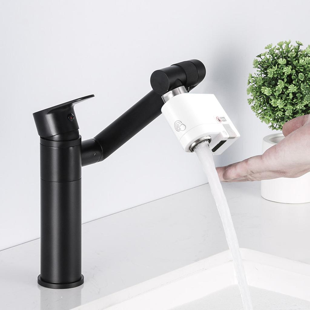 Upgraded Hands free Water Tap with Advanced Sensor Technology Stylish Sensor Faucet Energy Saving Double Sensor Durable