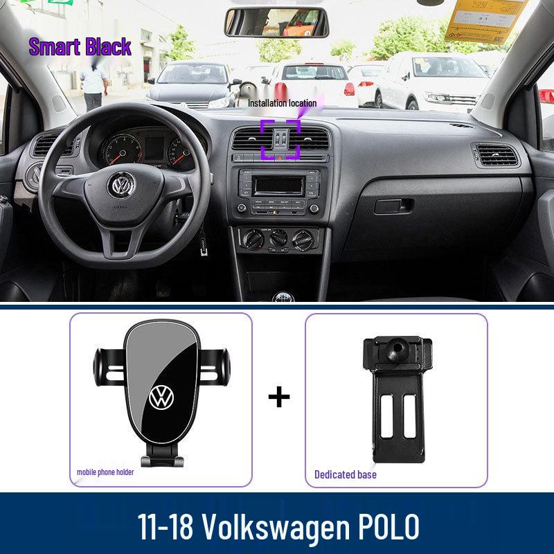 Držák na telefon do auta Volkswagen POLO: Držák do větrací mřížky a podpora navigace