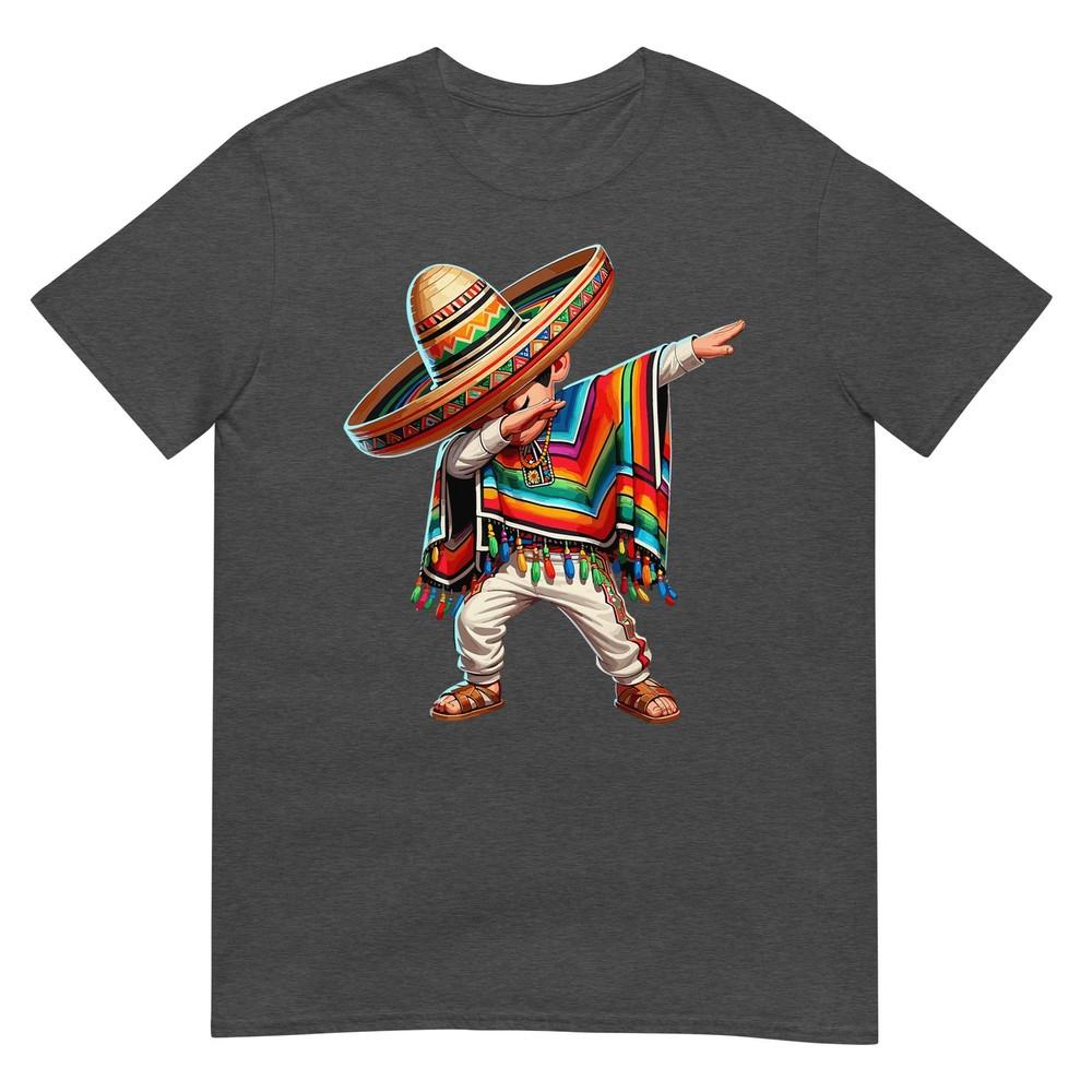 Mexican Boy Dabbing Poncho Cinco De Mayo TShirt