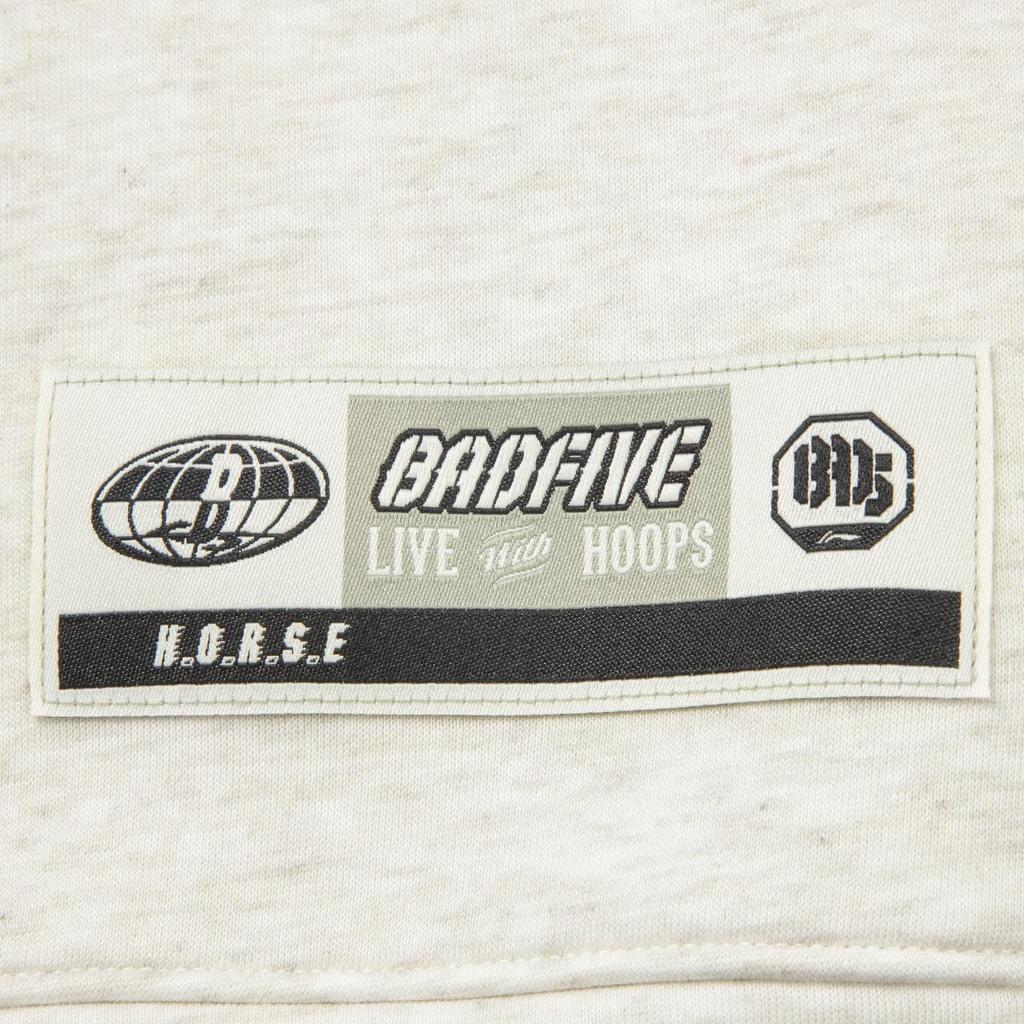 Li-Ning Badfive Quick-Dry Cool Loose Hooded Logo Casual Sweatshirt Men sweatshirt AWDW029-7