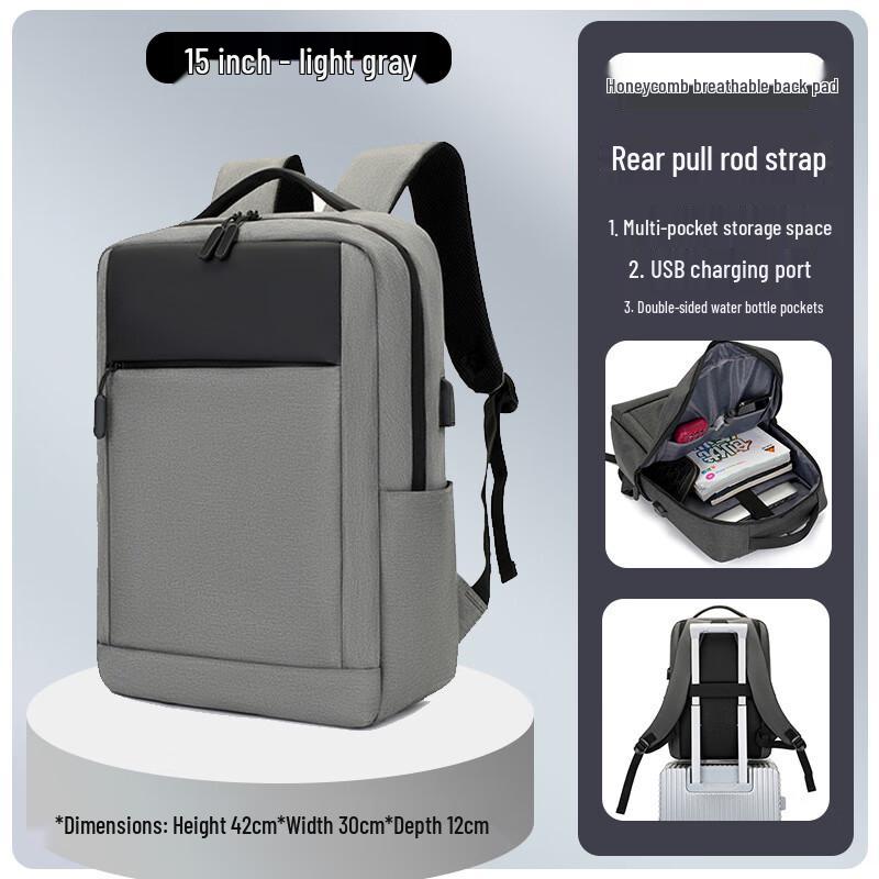 

Men s Business Commute Laptop Backpack One Size