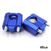 CNC Motorcycle Universal HandleBar Handle Fat Bar Risers Mount Clamp Adaptor 22mm 28mm For Pit Dirt Bike Racing Accessories ATV