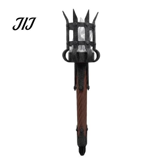 Wall Decoration for Medieval Theme Torch Sconce, LED Gothic Castle Decor Lamp, Artistic Sconce Script Killing Realistic Flickering Flame Light Themed