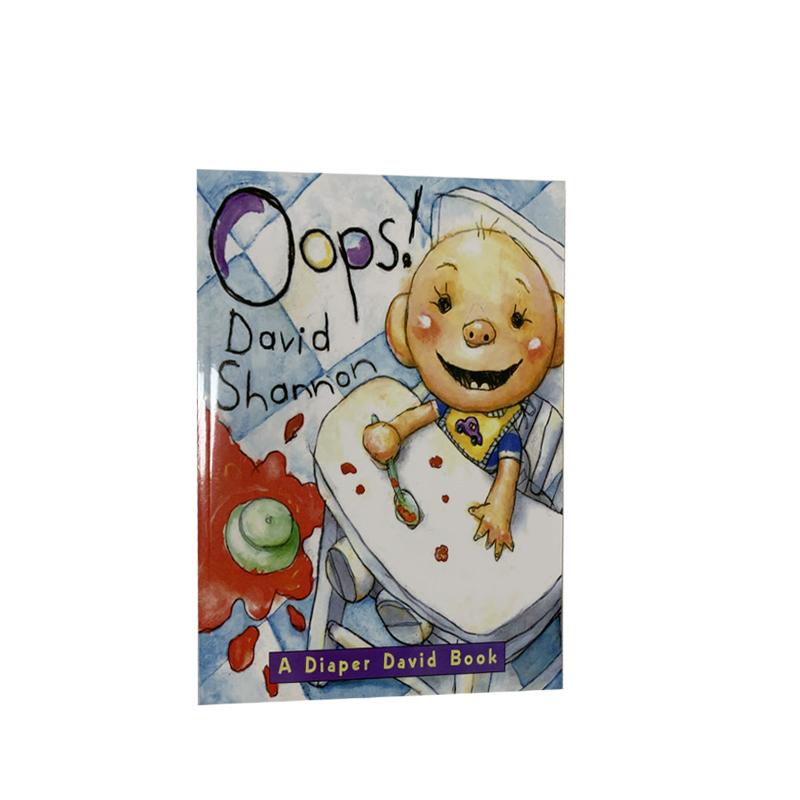 David Shannon, No David, David Gets In Trouble, David Goes To School Cognitive English Picture Books for Kids Children Story