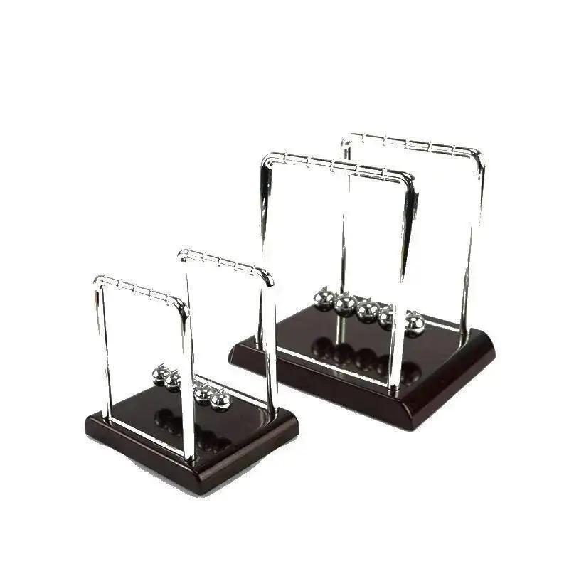 1 Pcs Desk Table Decor Metal Pendulum Ball Steel Balance Ball Newton Ball Physics Science Pendulum Newton's Cradle